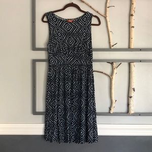 Sleeveless Tribal Pattern Dress